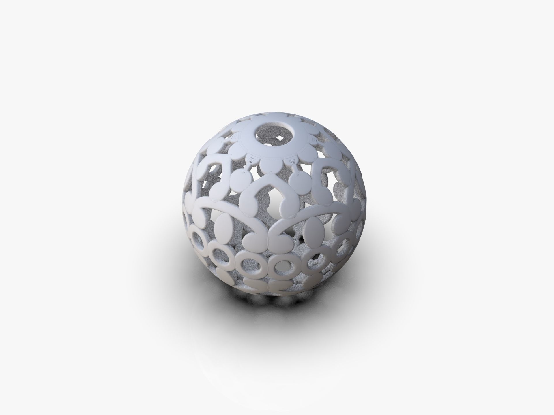 Charm bead 3D print model_4