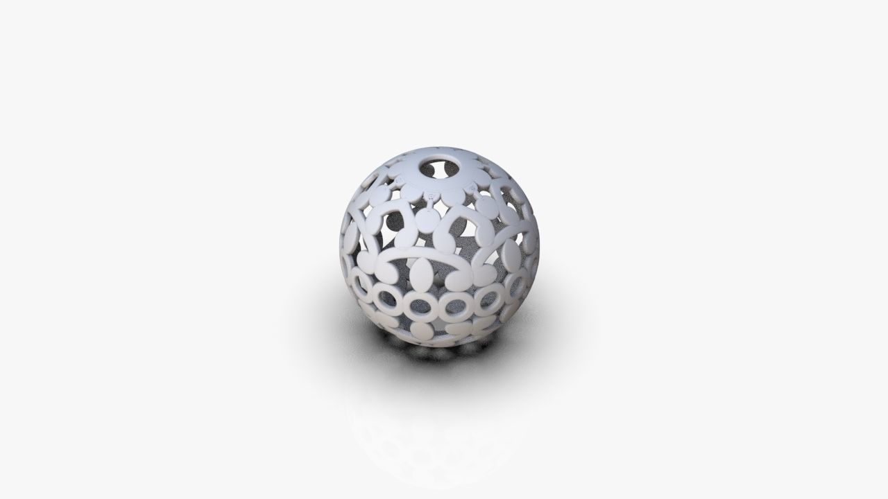 Charm bead 3D print model_8
