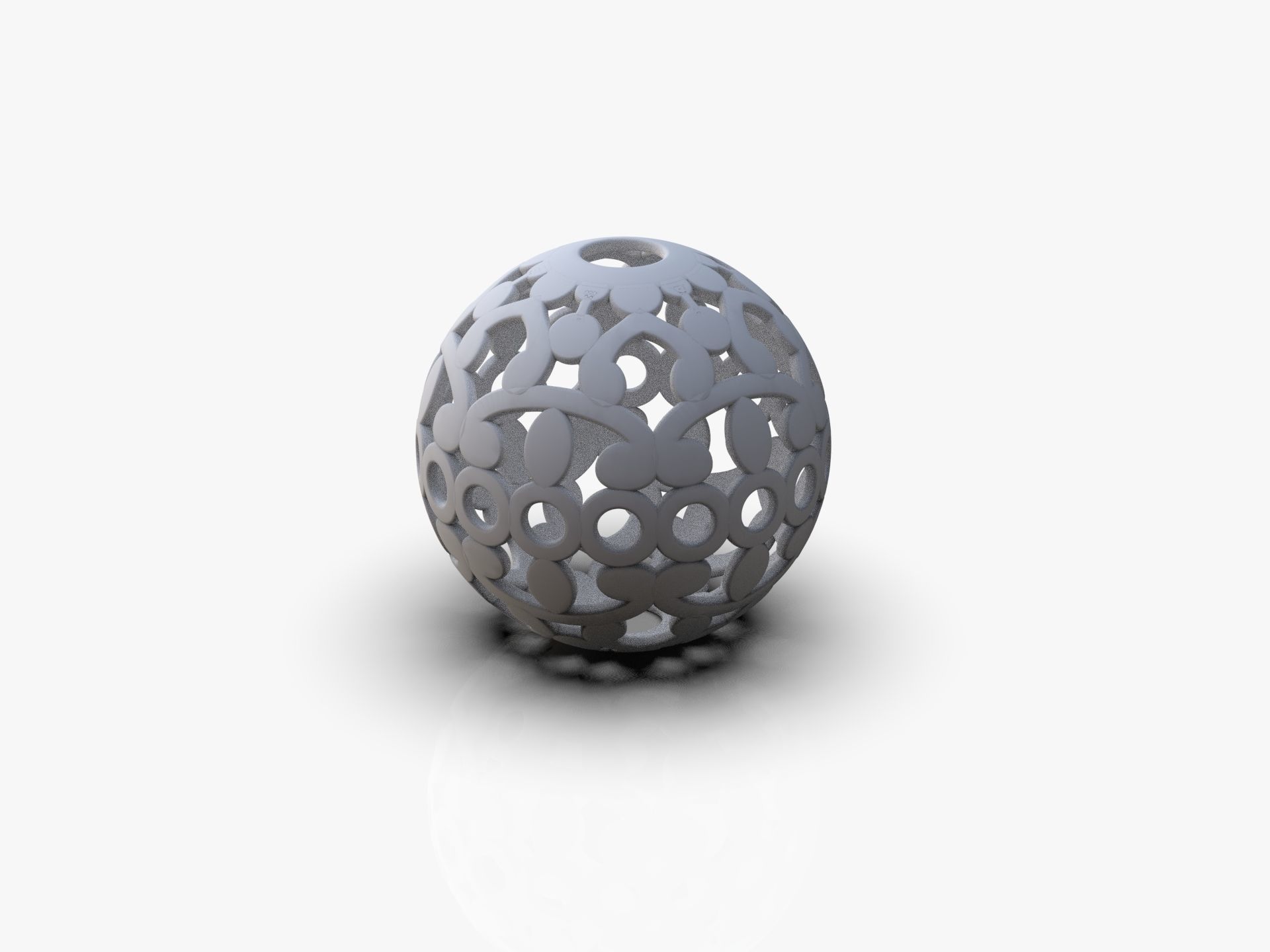 Charm bead 3D print model_6