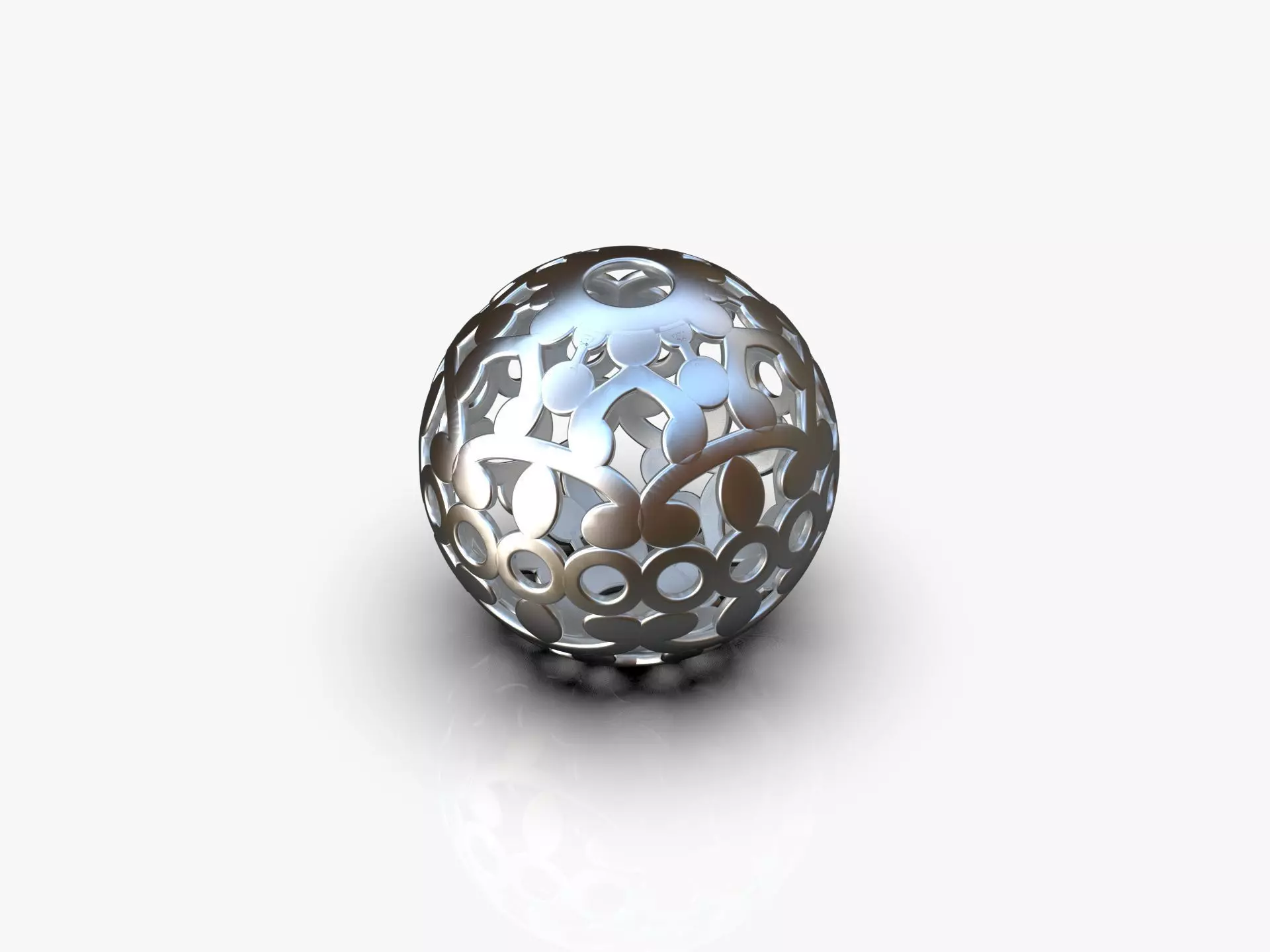 Charm bead 3D print model_0