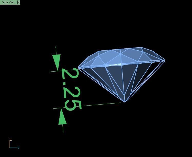 Opal Owl pendant 3D print model_28