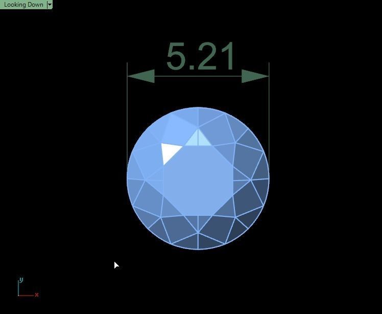 Opal Owl pendant 3D print model_23