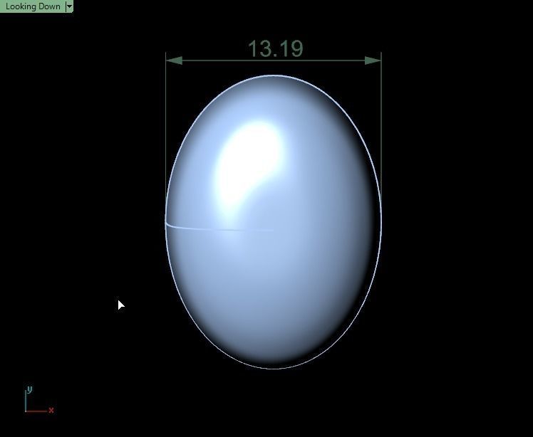 Opal Owl pendant 3D print model_25