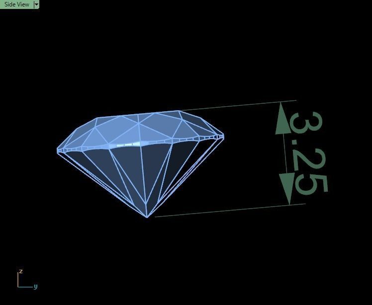 Opal Owl pendant 3D print model_27