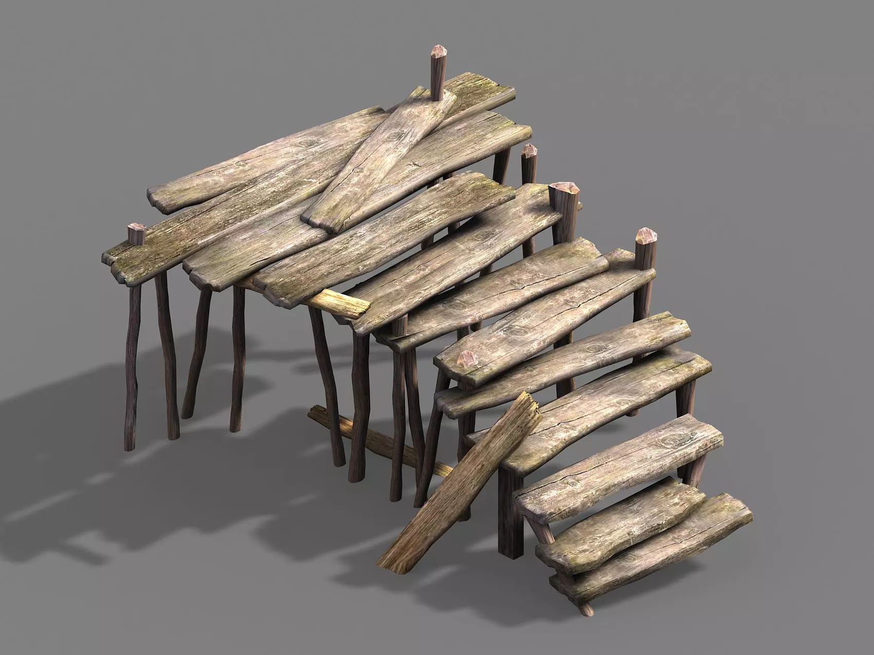 Plank-Bridge 12 3D model_0