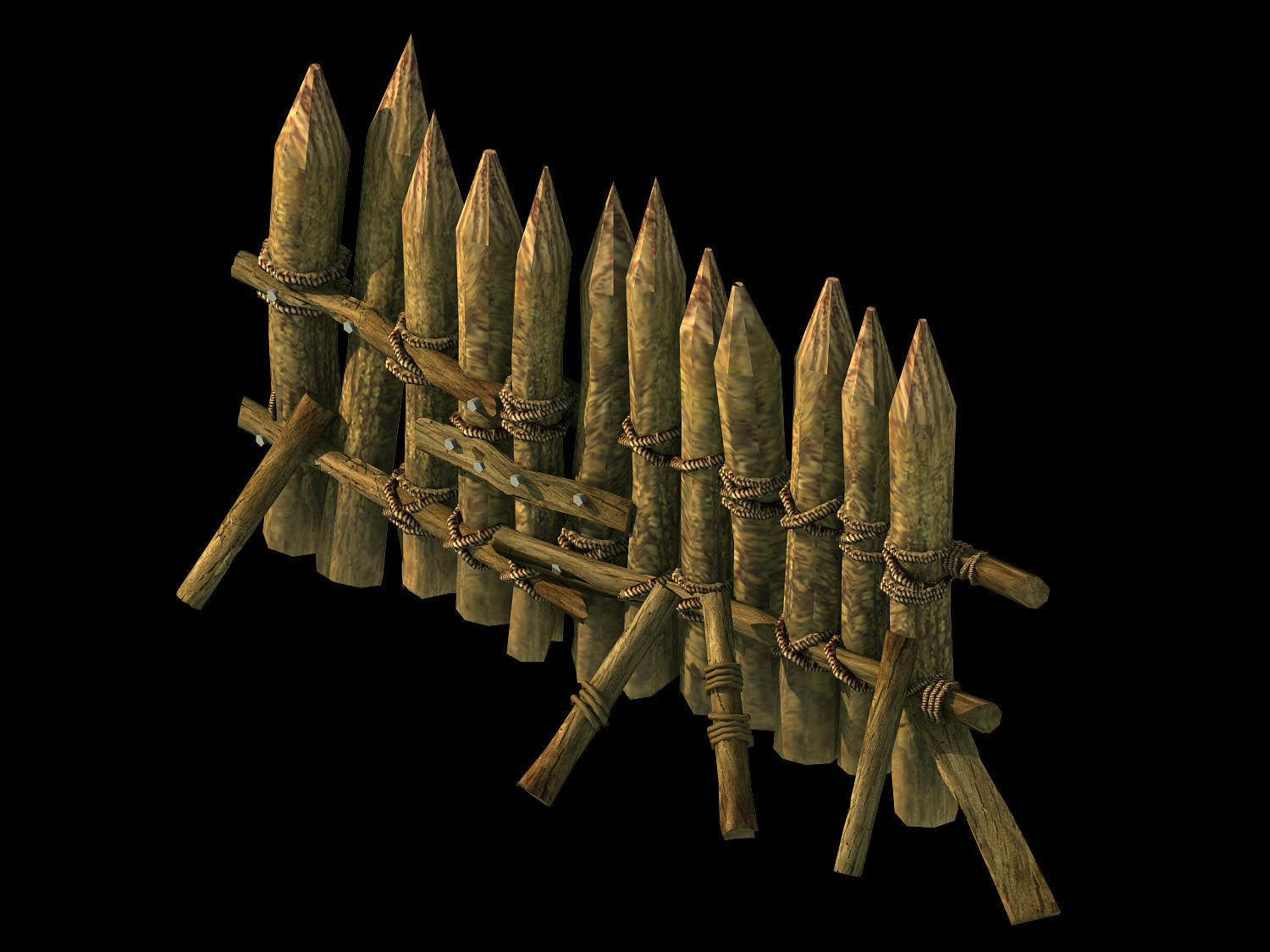 Plank-Bridge 12 3D model_3