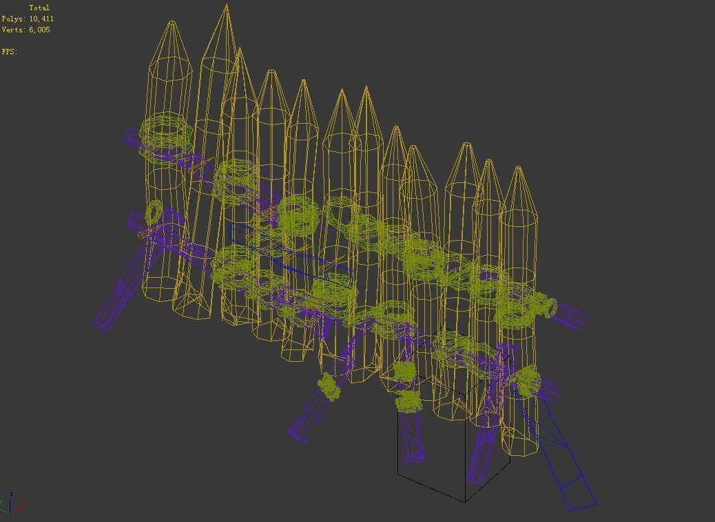 Plank-Bridge 12 3D model_7