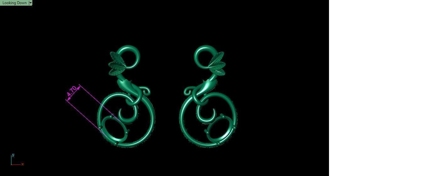 Pomegranate pendant 3D print model_71