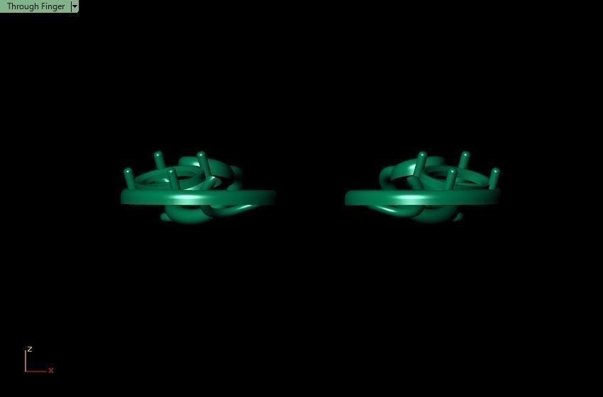 Pomegranate pendant 3D print model_43