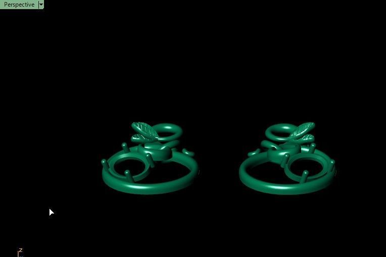 Pomegranate pendant 3D print model_8