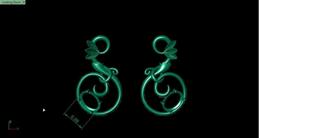 Pomegranate pendant 3D print model_72