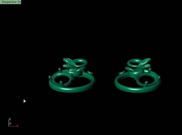 Pomegranate pendant 3D print model_49