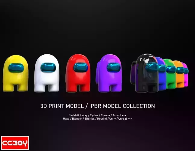 Among Us - Collection 3D model