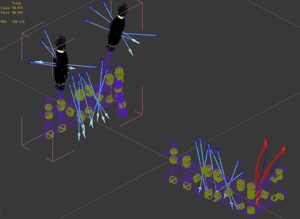 Wood-Guard-Fence-Arrow 01 3D model_3