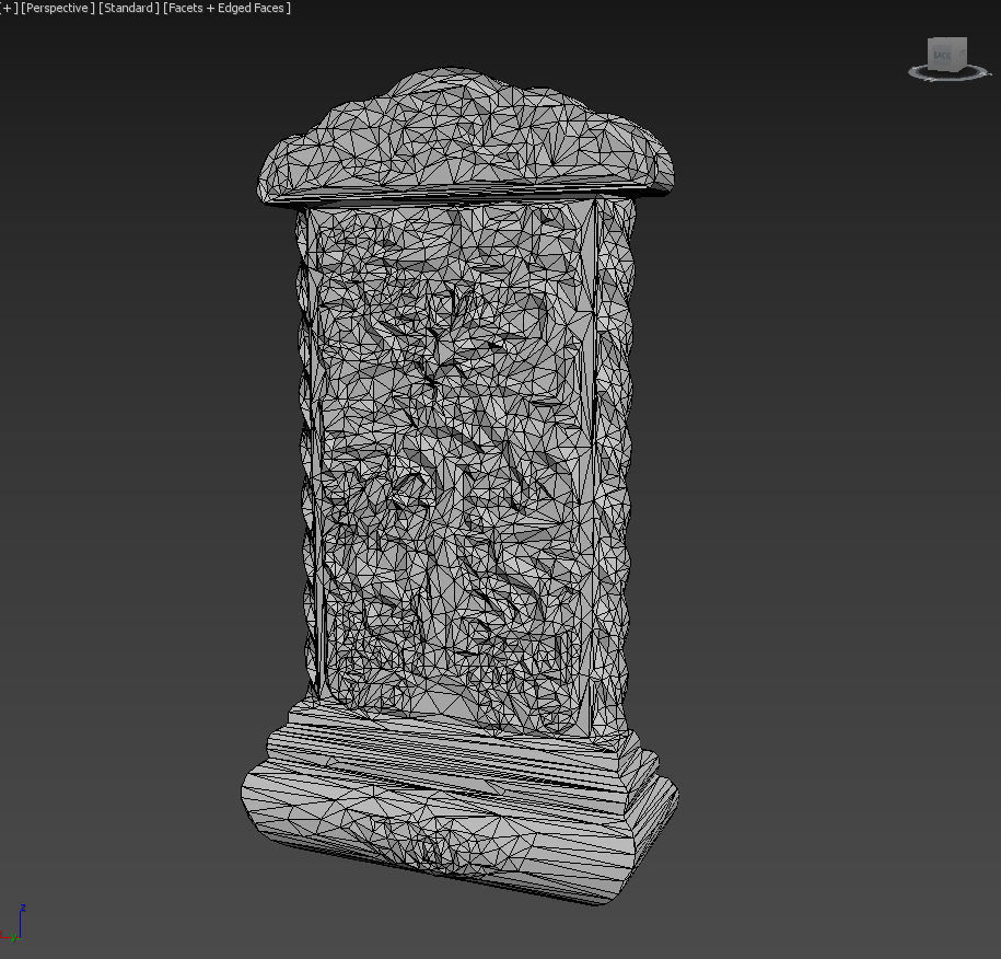 Low poly Ancient Dragon Temple Element Pack - Terracotta Low-poly 3D model_33