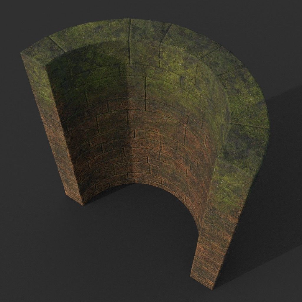 Low poly Ancient Dragon Temple Element Pack - Terracotta Low-poly 3D model_63