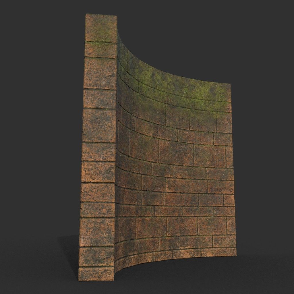 Low poly Ancient Dragon Temple Element Pack - Terracotta Low-poly 3D model_59