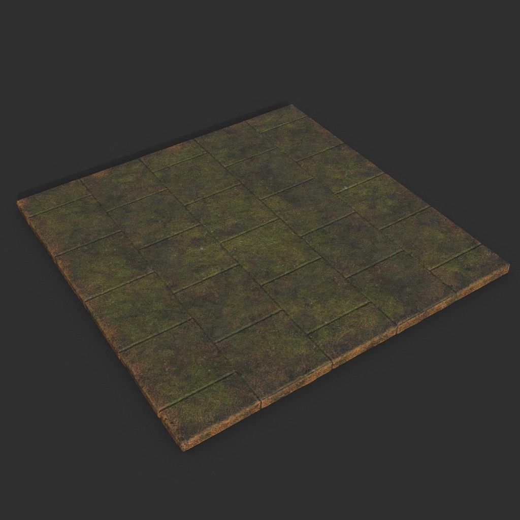 Low poly Ancient Dragon Temple Element Pack - Terracotta Low-poly 3D model_79