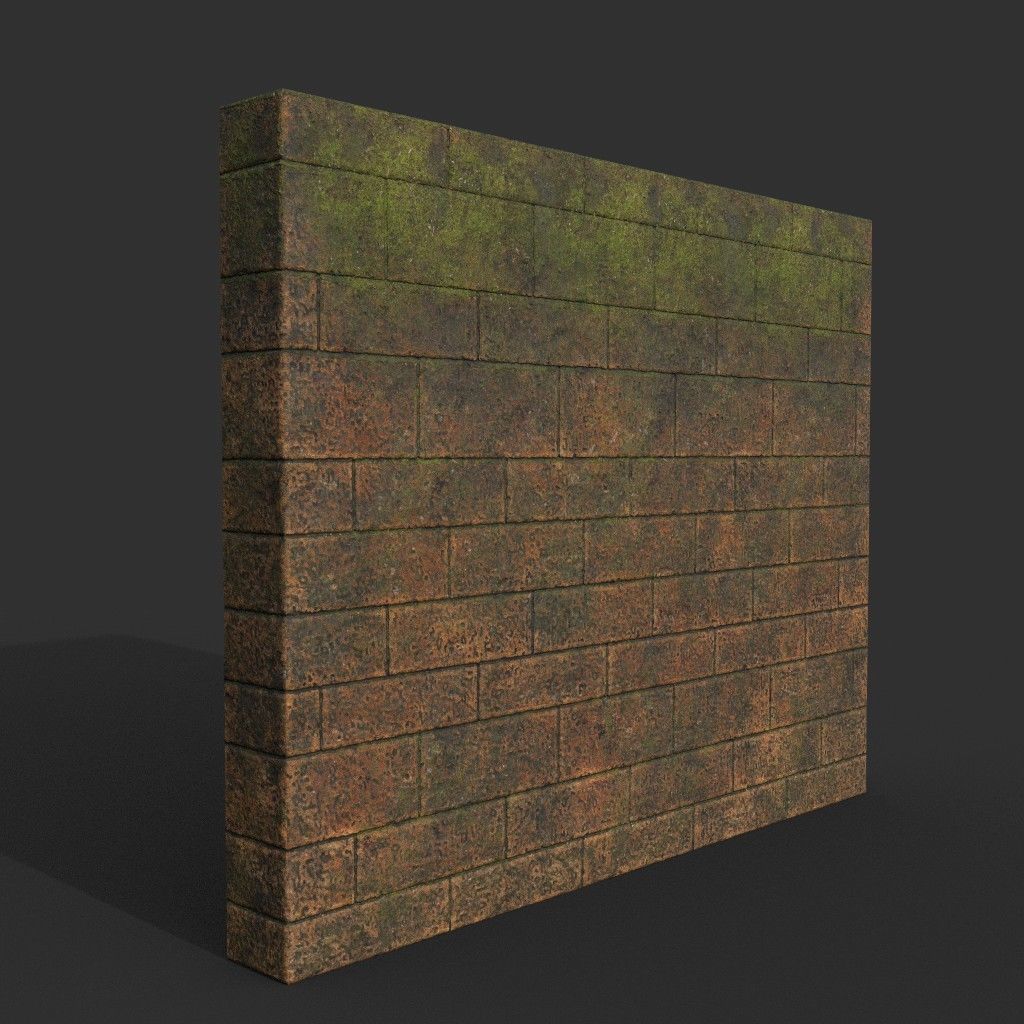 Low poly Ancient Dragon Temple Element Pack - Terracotta Low-poly 3D model_56