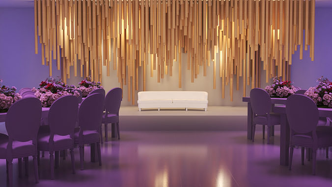 event set design-2 3dmax vray 3D model