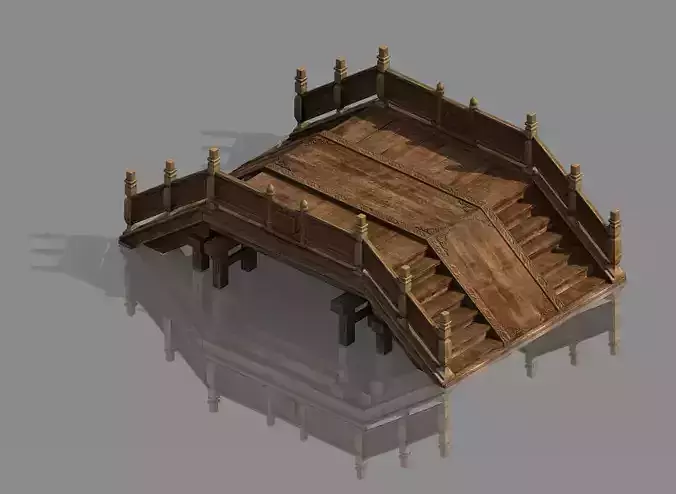 Wooden structure-bridge 02