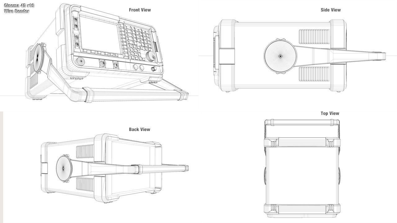 Spectrum Analyzer 3D model_6