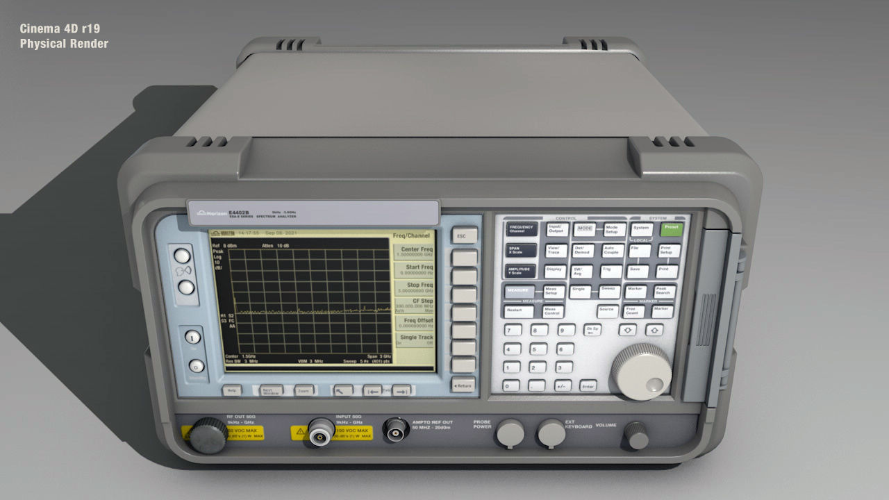 Spectrum Analyzer 3D model_10