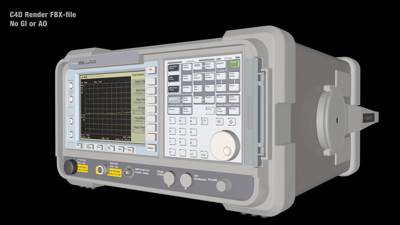 Spectrum Analyzer 3D model_1