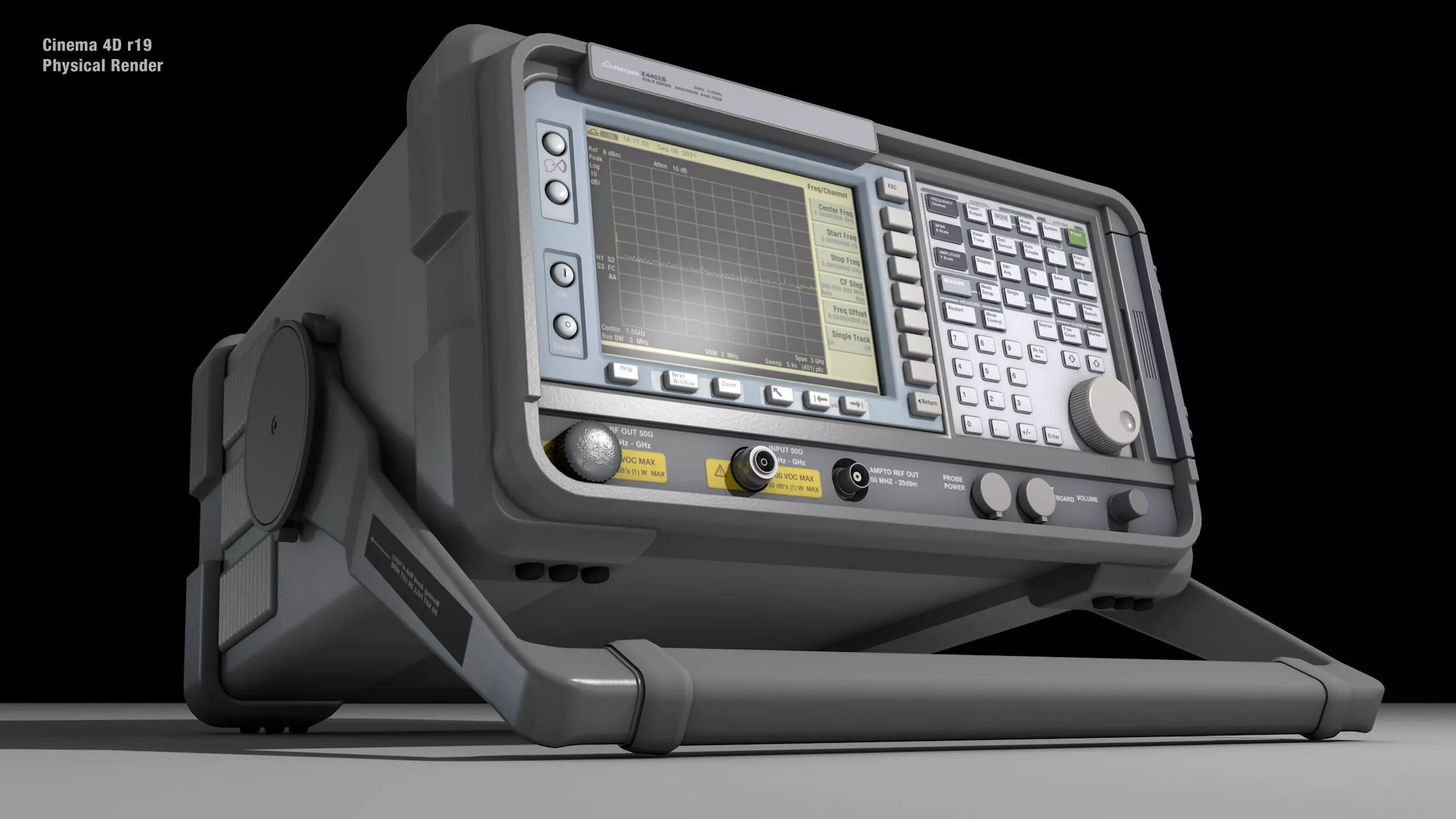 Spectrum Analyzer 3D model_0