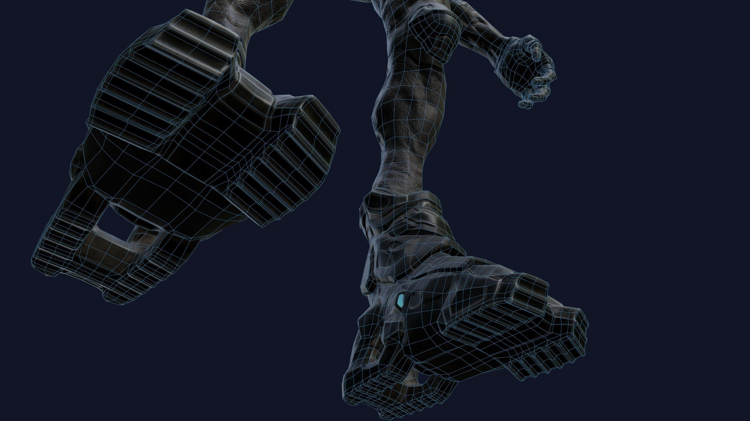 Alien v2 - Animated and Game Ready Low-poly 3D model_61