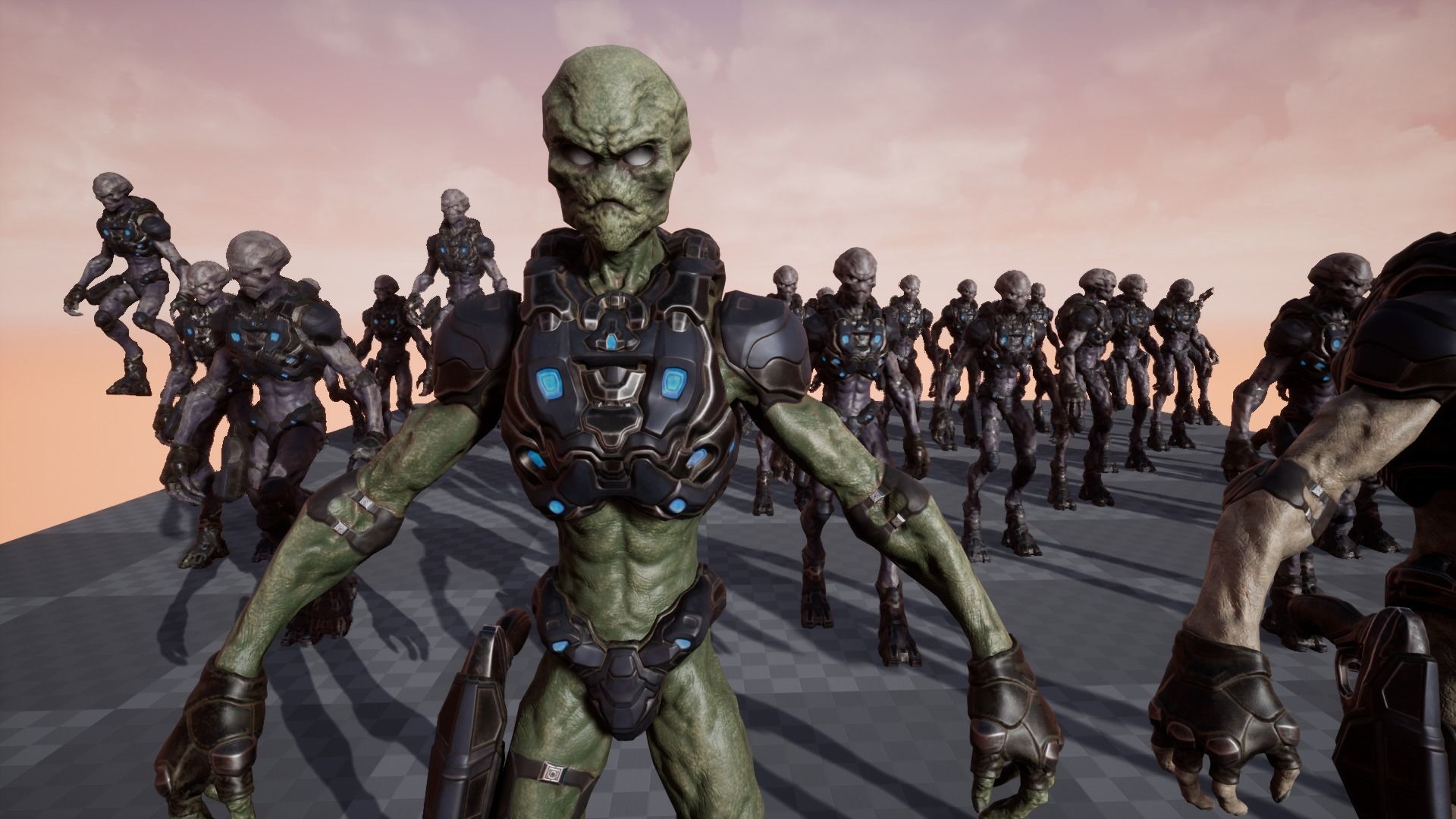 Alien v2 - Animated and Game Ready Low-poly 3D model_65