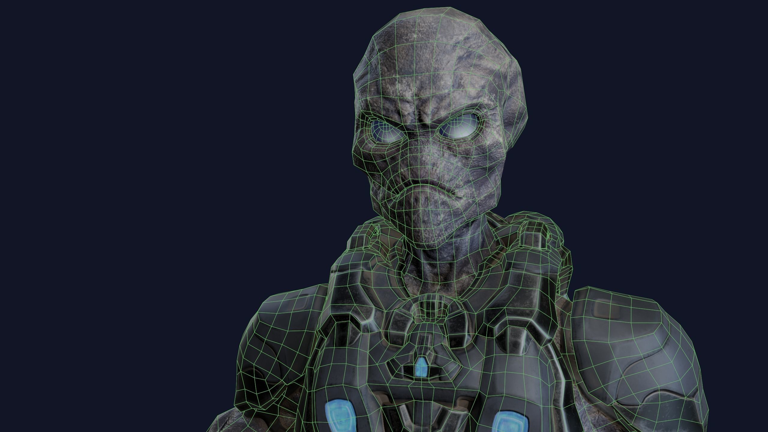 Alien v2 - Animated and Game Ready Low-poly 3D model_56