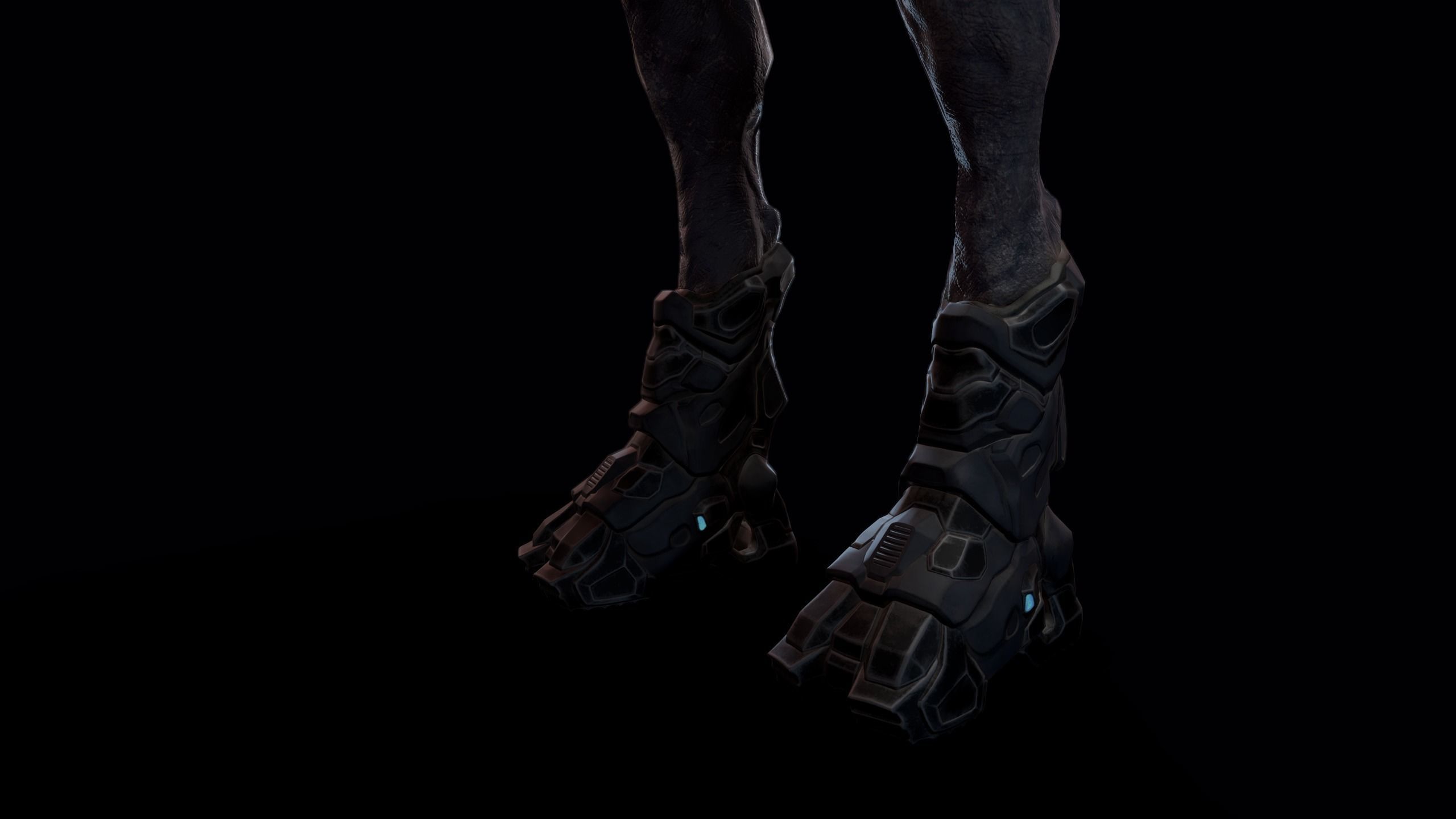 Alien v2 - Animated and Game Ready Low-poly 3D model_16