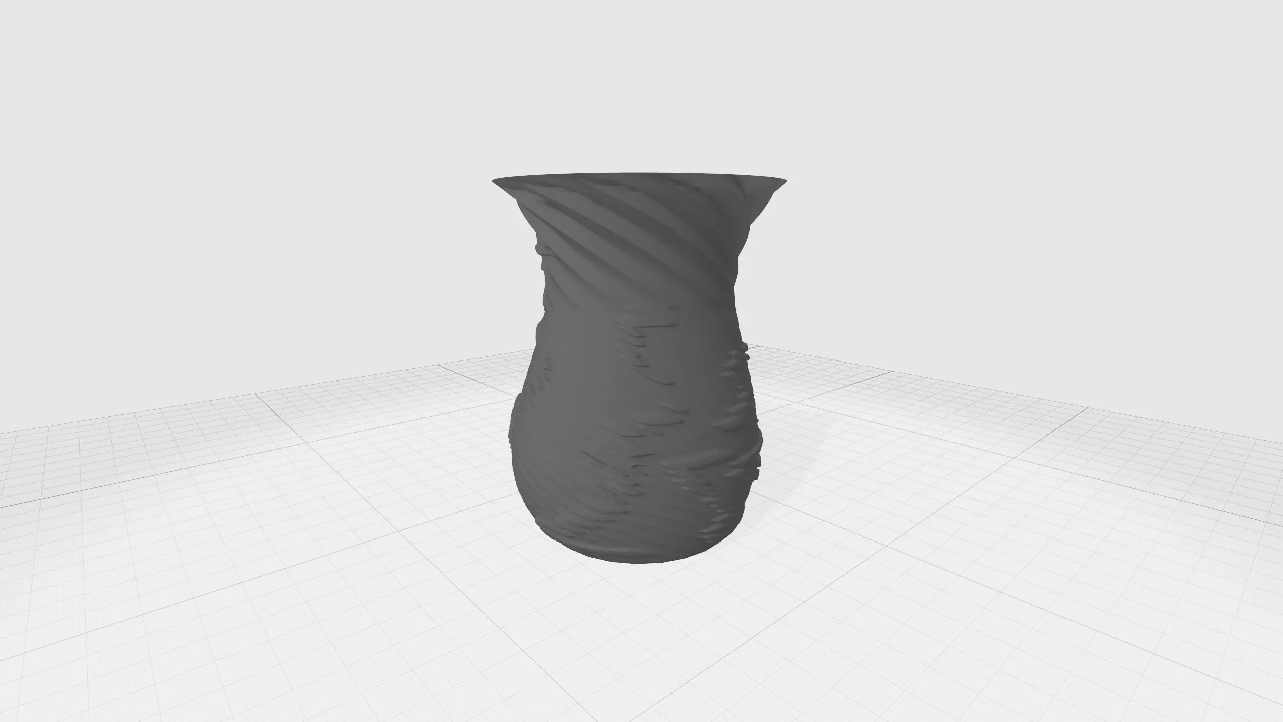 Vase with ornament 3D print model