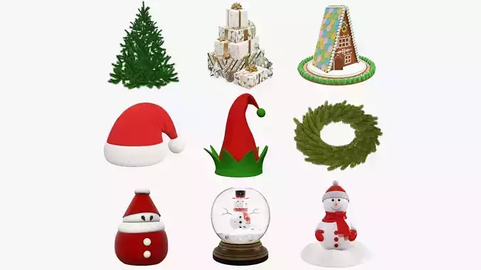 3D Christmas Collection 02 