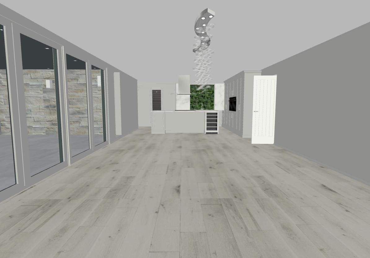 Modern Mountain House 3D model_5