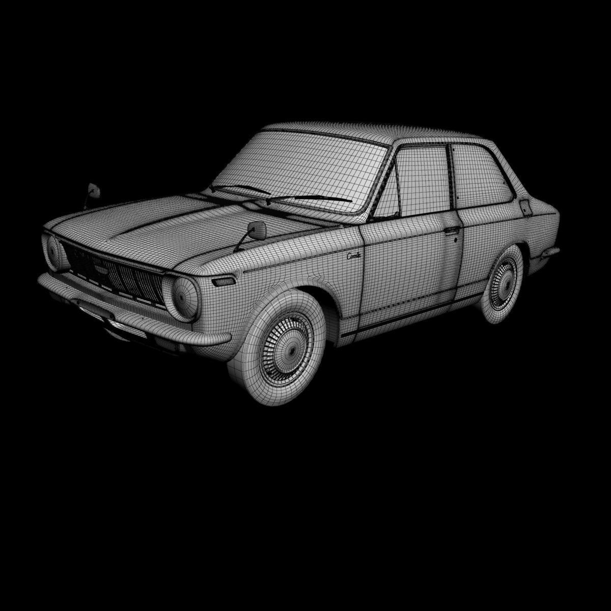 Toyota Corolla KE10 3D model_14