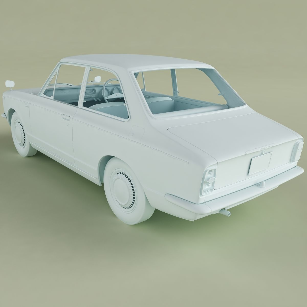 Toyota Corolla KE10 3D model_12