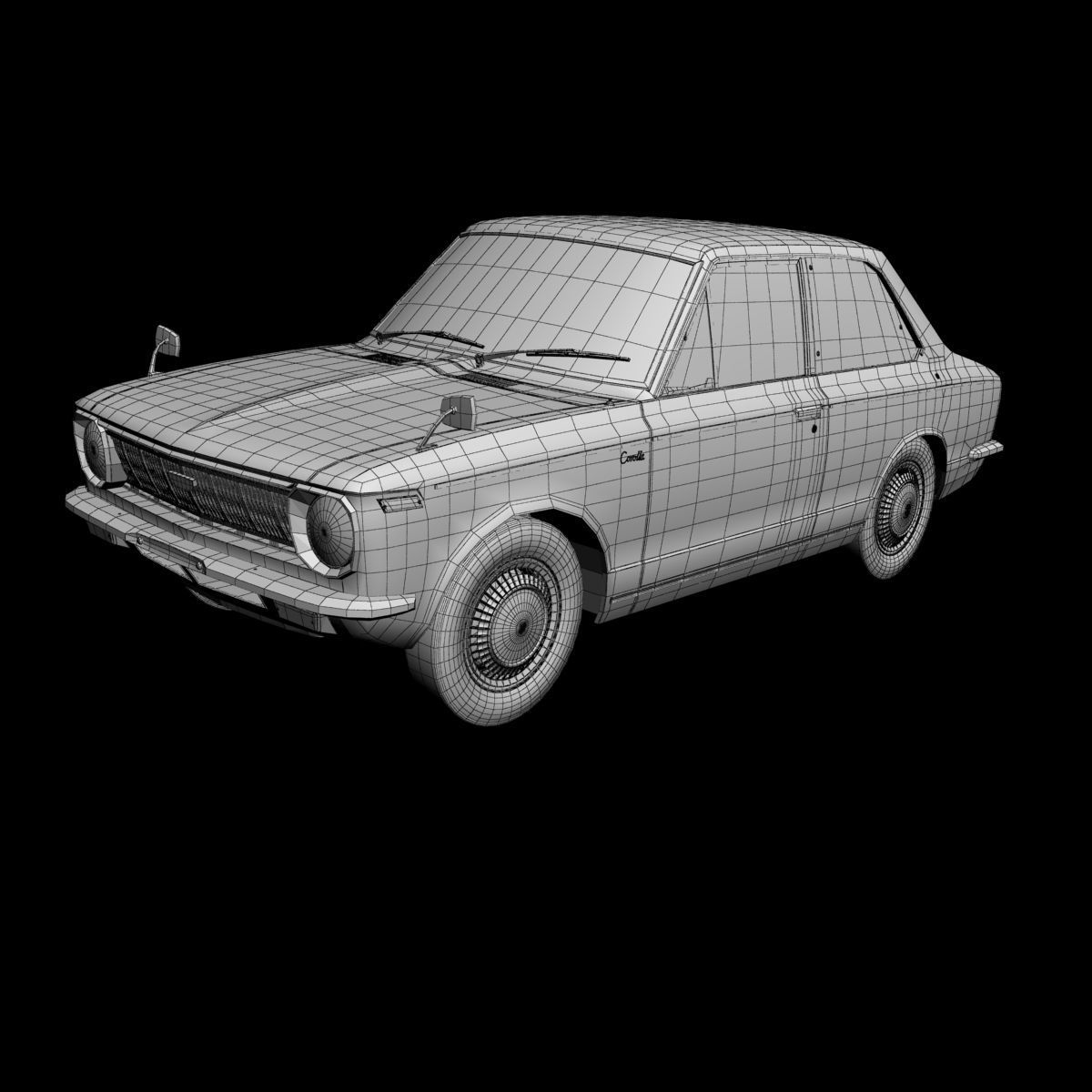 Toyota Corolla KE10 3D model_13