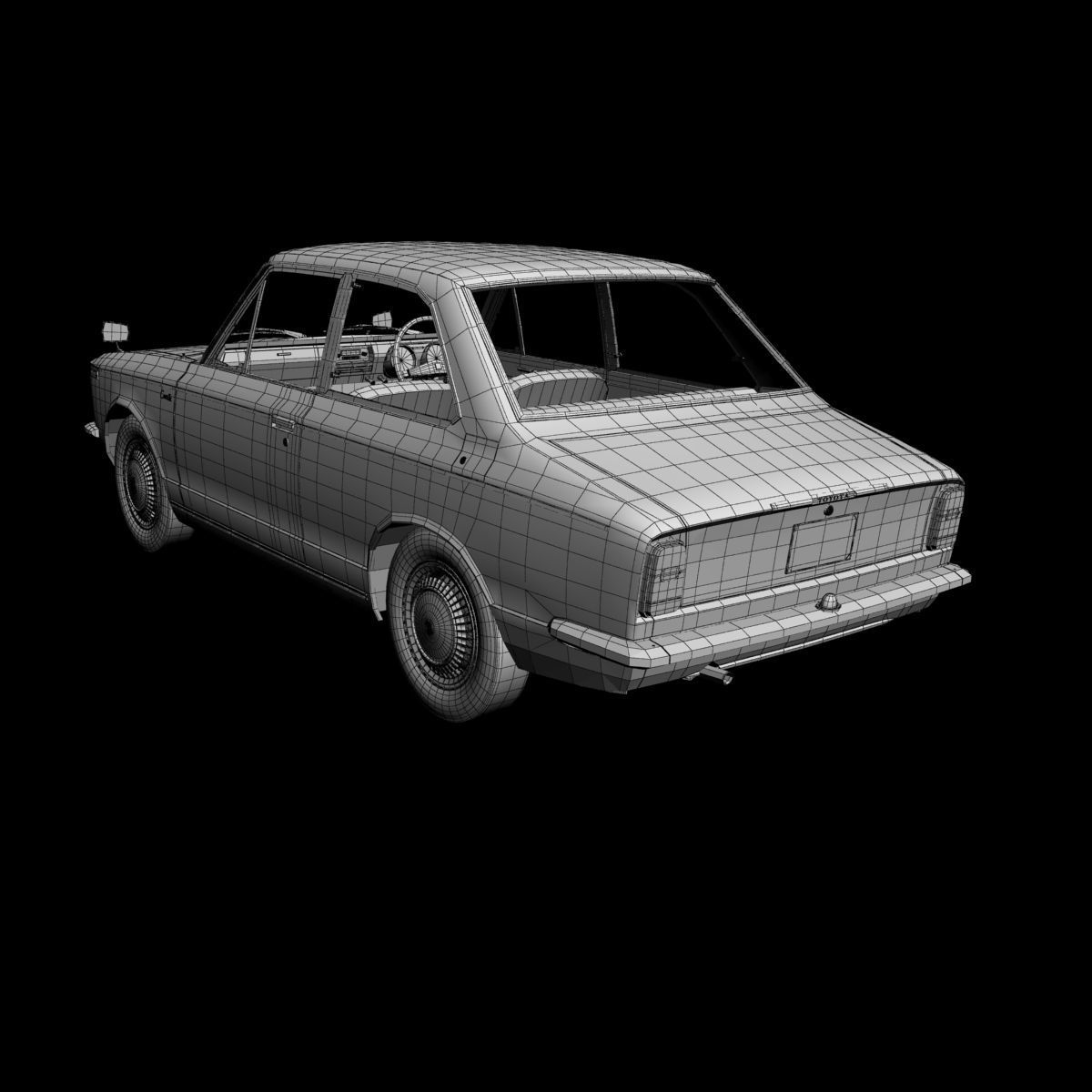 Toyota Corolla KE10 3D model_15