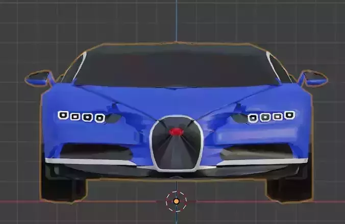 Buggati Chiron Free 3D model