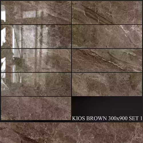 Yurtbay Seramik Kios Brown 300x900 Set 1