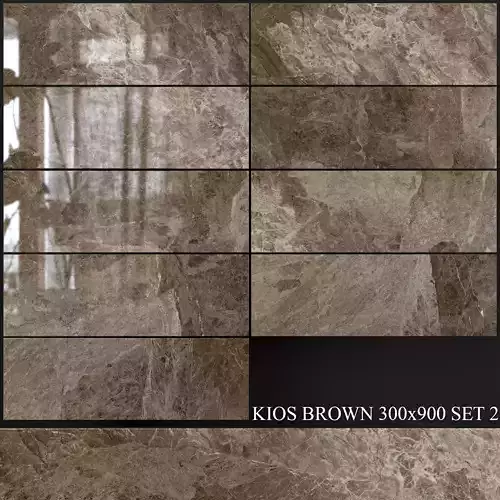 Yurtbay Seramik Kios Brown 300x900 Set 2