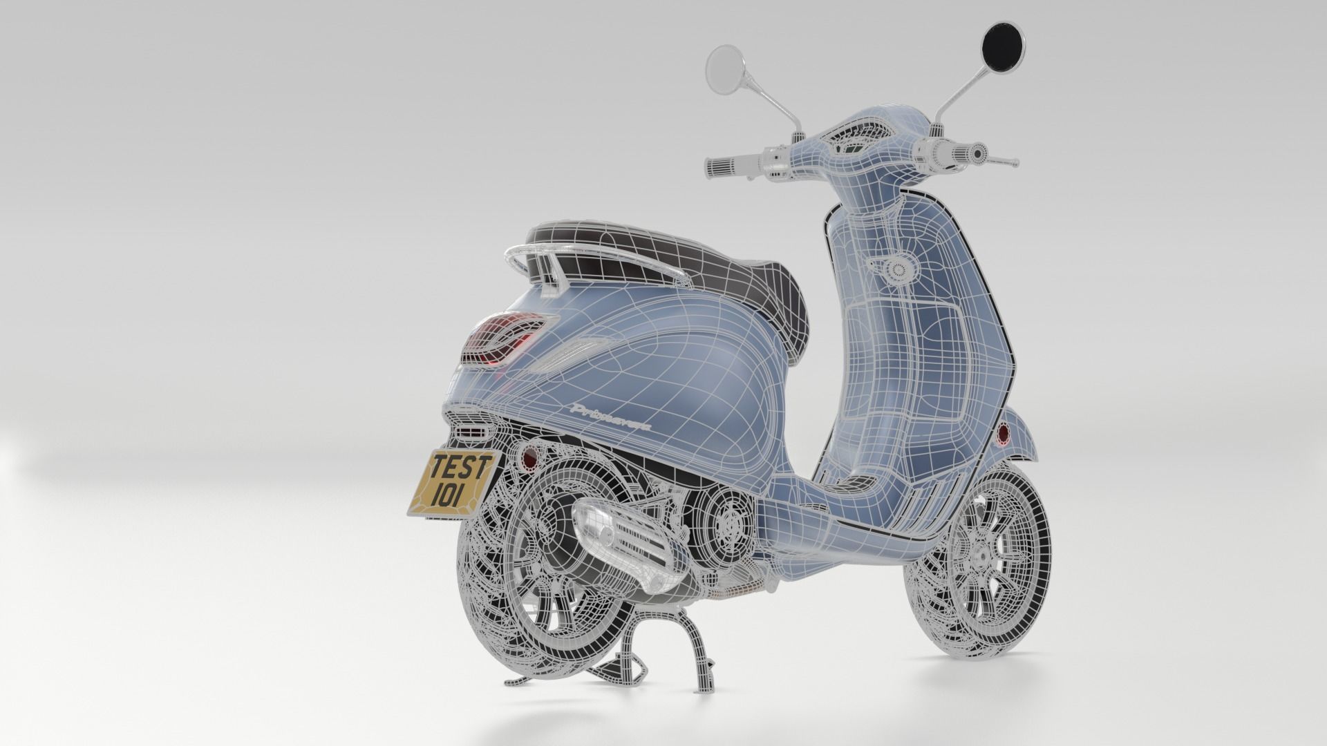 Vespa Primavera 150 2020 3D model_10