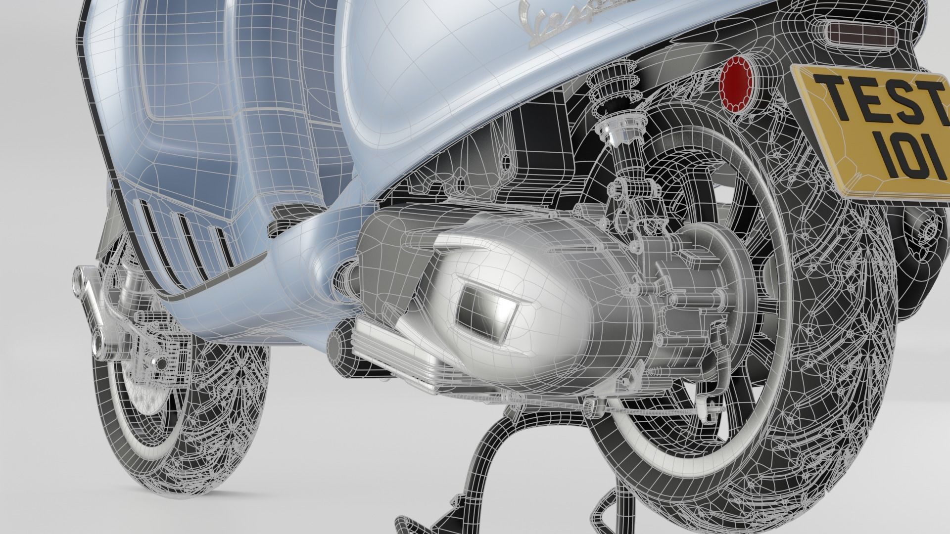 Vespa Primavera 150 2020 3D model_14