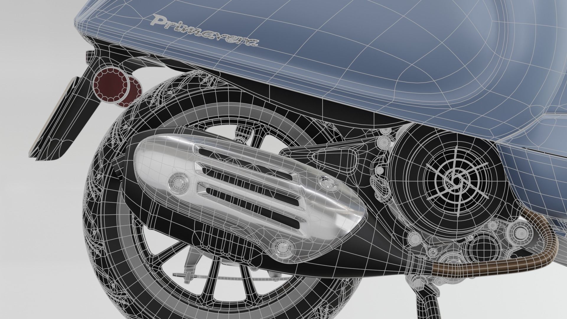Vespa Primavera 150 2020 3D model_12