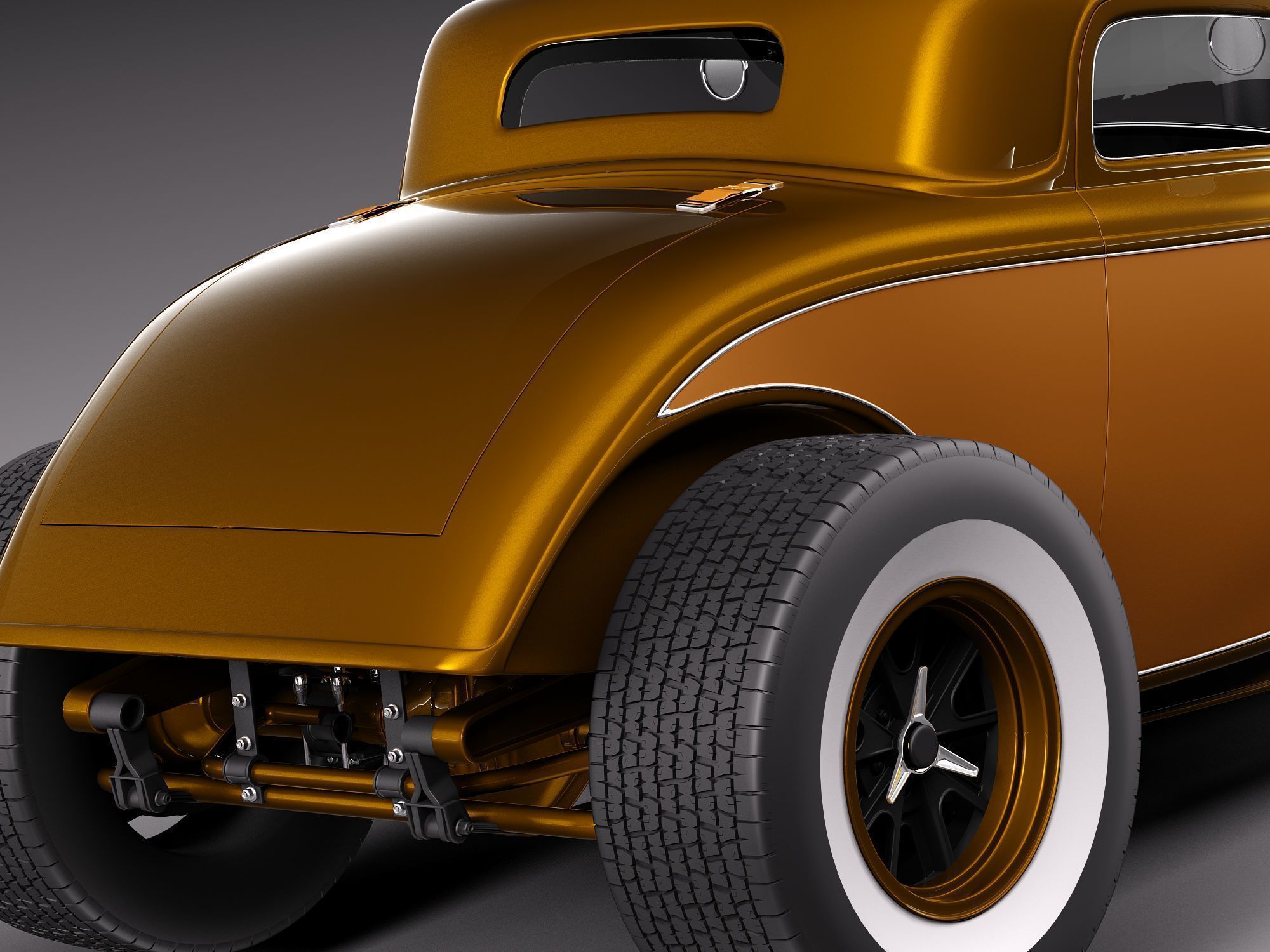1933 HotRod custom 3D model_3