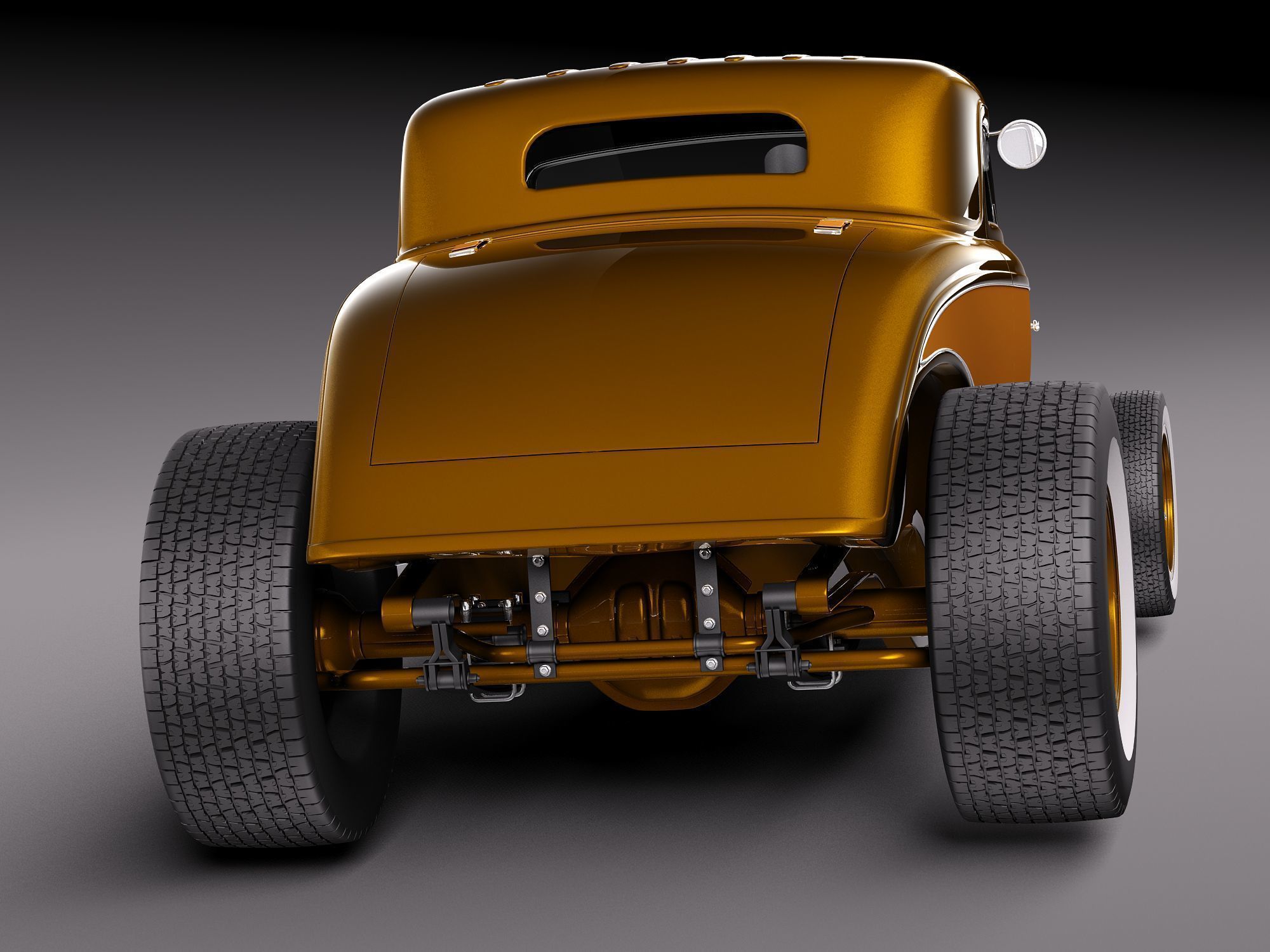 1933 HotRod custom 3D model_5