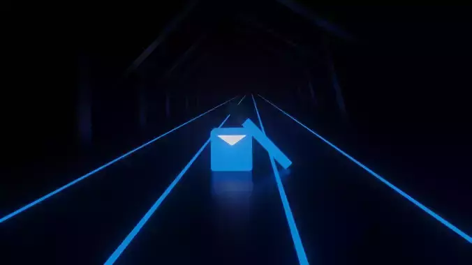 Beat Saber Platform Render 3D model
