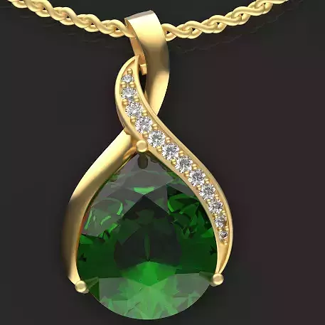 pear pendant